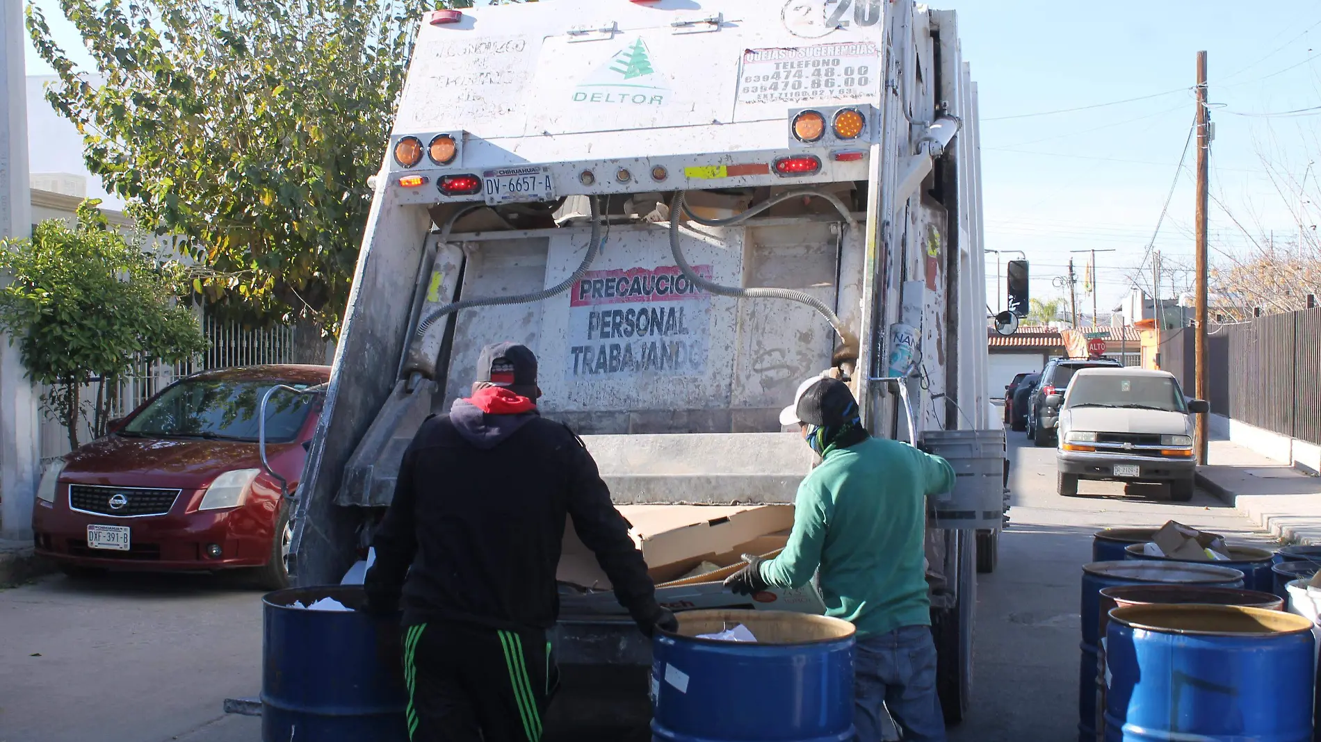 Recorren distintas colonias y fraccionamientos para recoger la basura